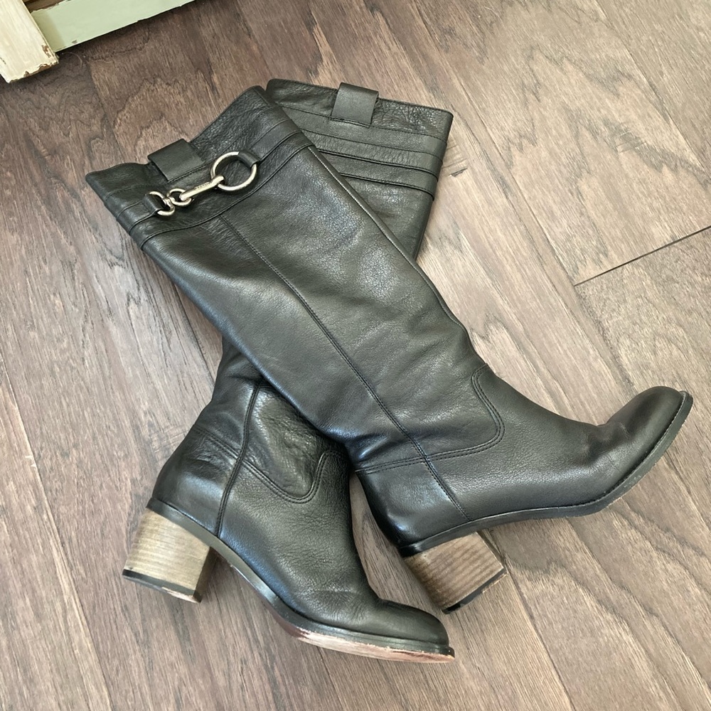 Coach Heeled Boots